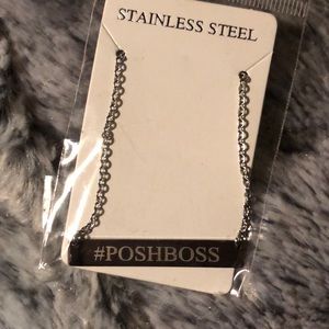 Golden Threads Jewelry - 1 left❤️Silver Stainless #POSHBOSS NECKLACE Golden Threads Jewelry - 1 left❤️Silver Stainless #POSHBOSS NECKLACE
